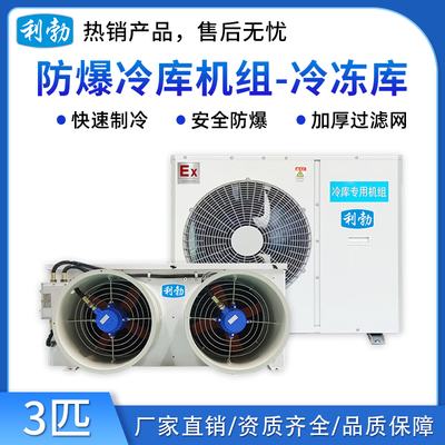 利勃防爆冷库机组-冷冻库3p