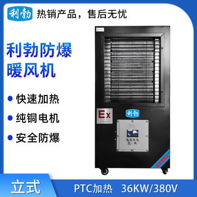 立式黑色款-利勃防爆暖风机36kw